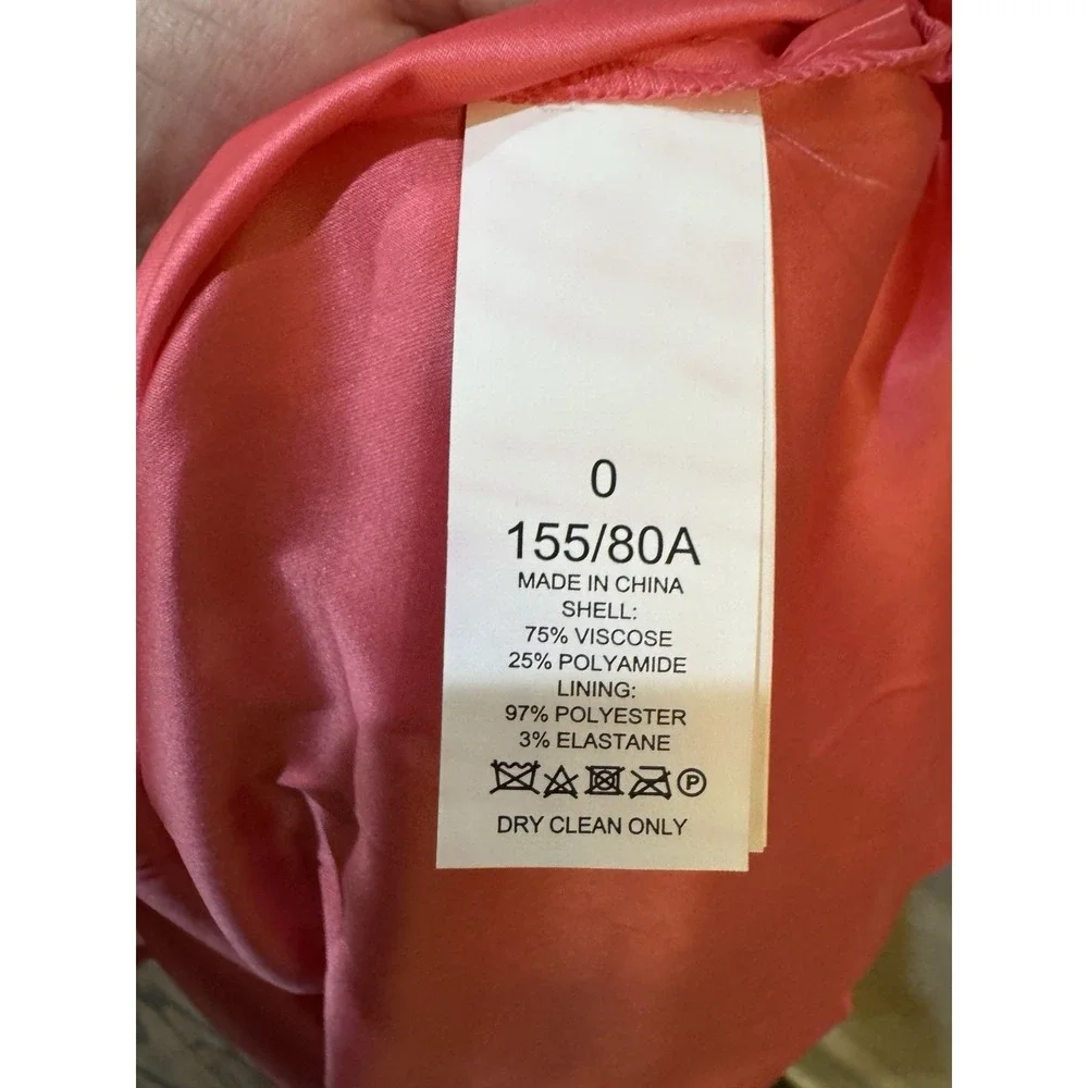 Kate Spade Pink Floral Sleeveless Burnout Dress Size O